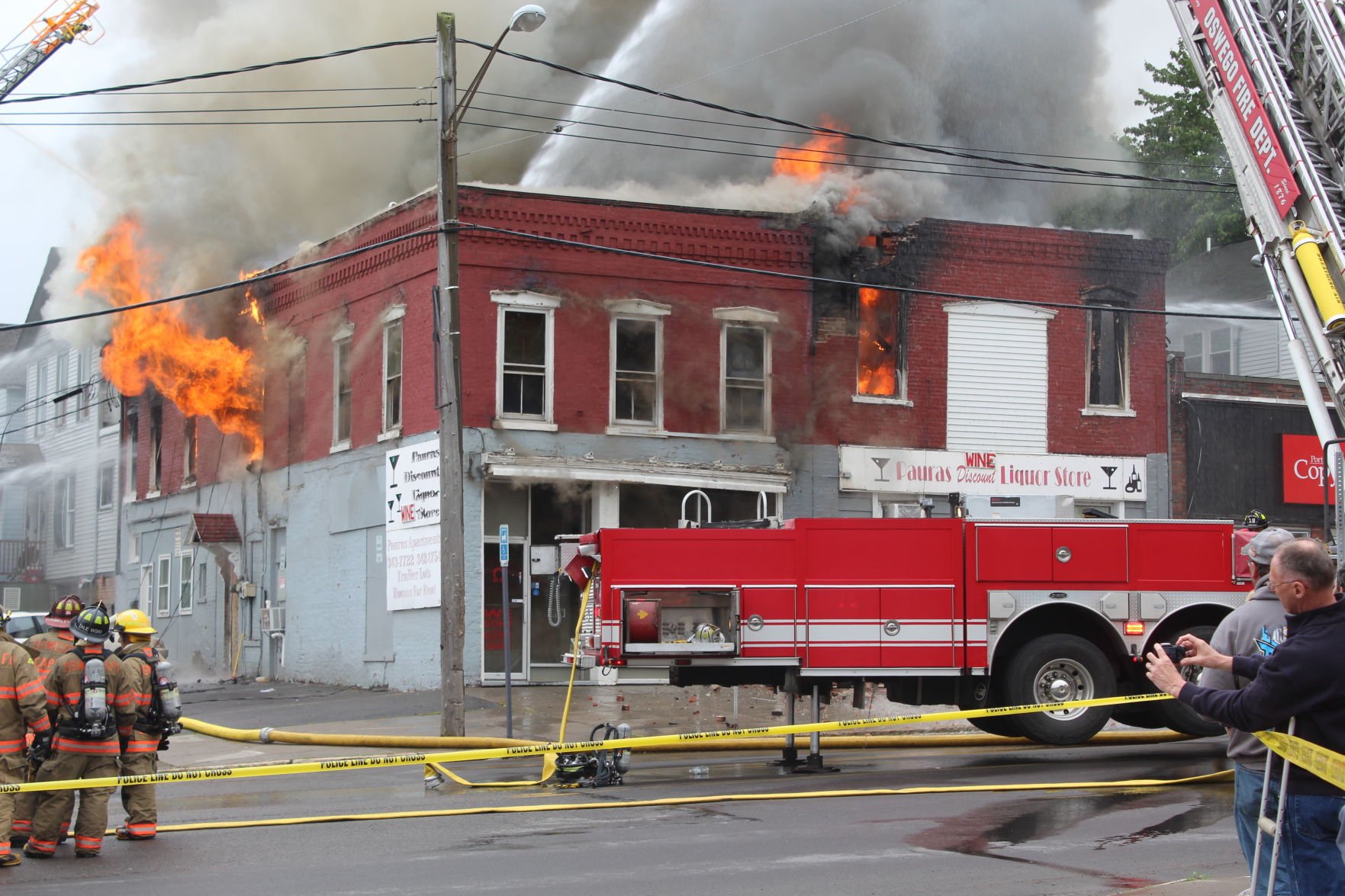 Fire Destroys Downtown Oswego Building (UPDATED) | News ...