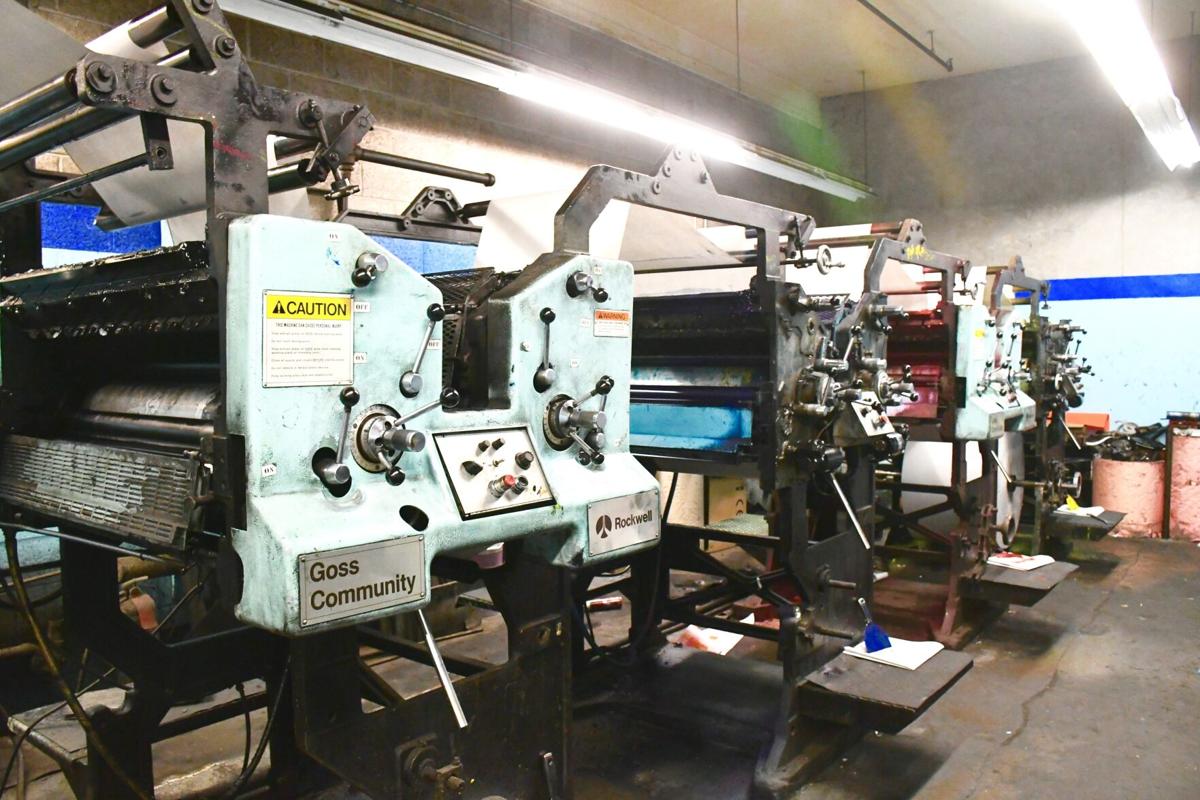 The Palladium-Times Printing Press