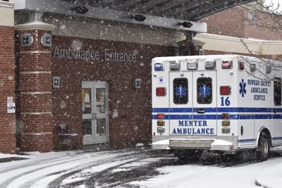 Oswego Health Ambulance entrance Dec. 2021