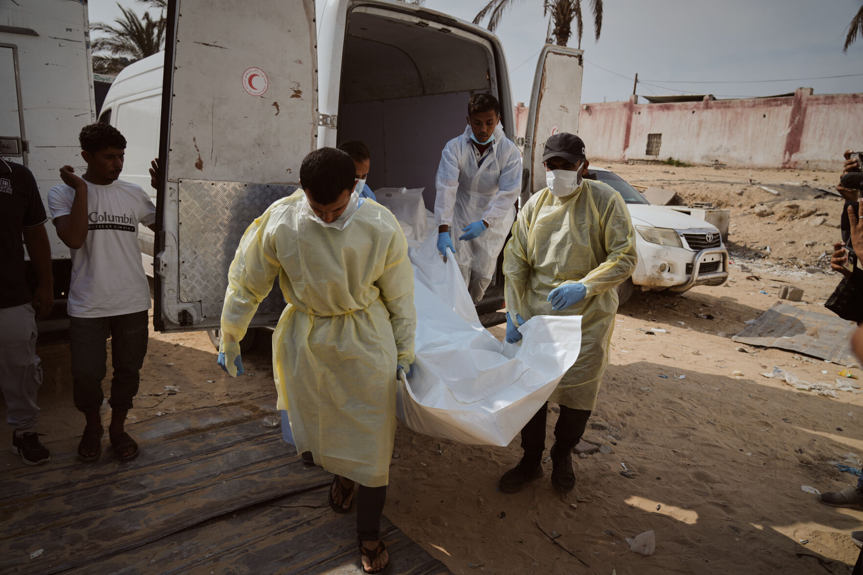 Israel hands over bodies of 45 Palestinians after Hamas