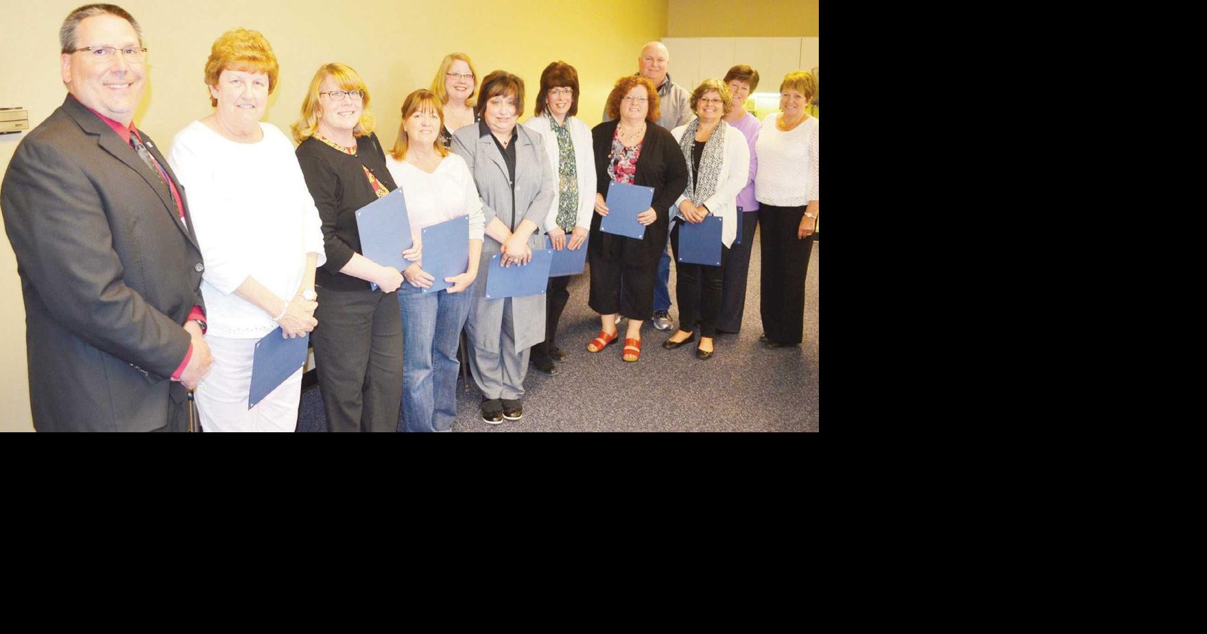 Oswego City School District retirees recognized Local