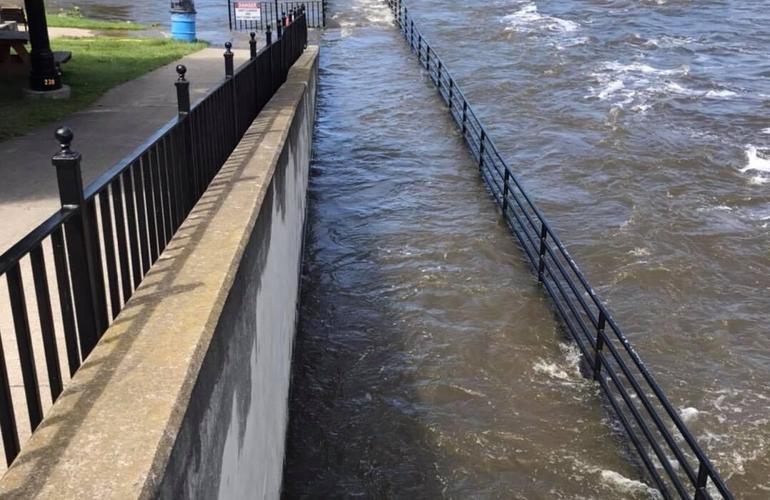 Oswego wraps up $2.3 million restoration of flood-damaged riverwalk