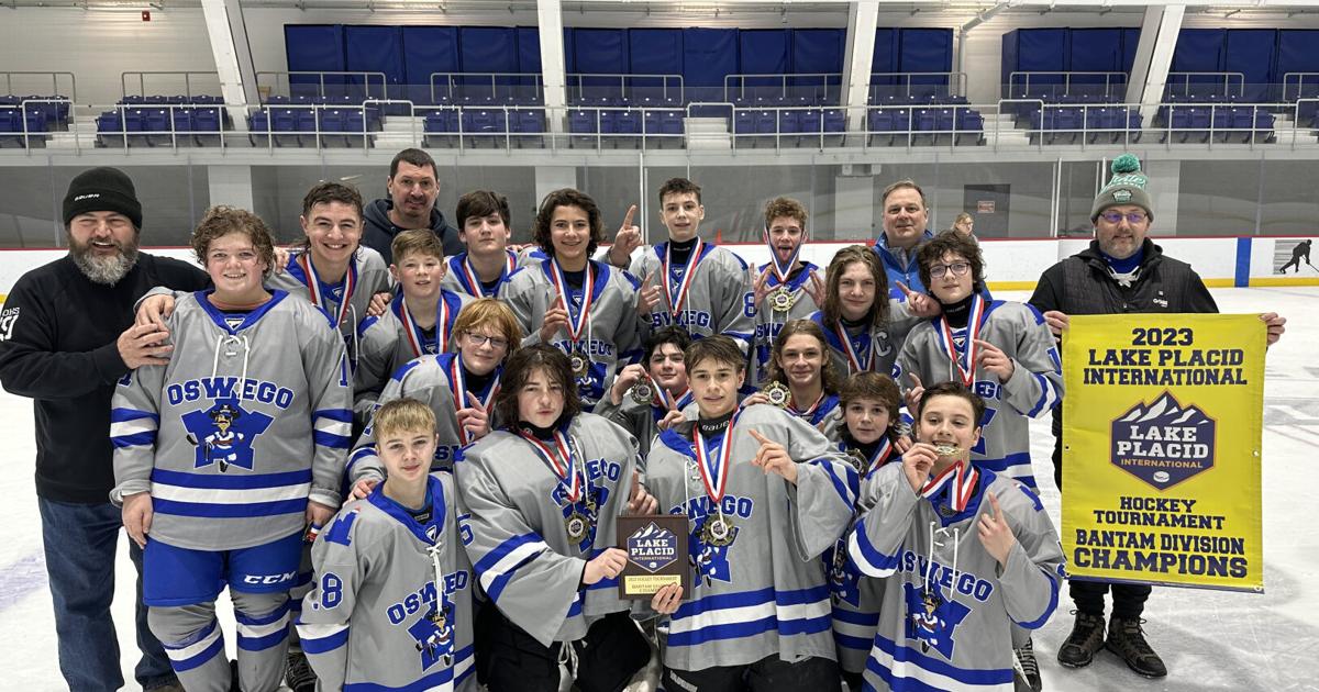 Oswego Bantam hockey team wins Lake Placid International Tournament Oswego Bantam hockey team wins Lake Placid International Tournament