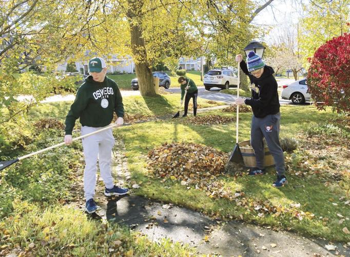 Laker student-athletes rake local seniors' lawns for 18th year | News ...