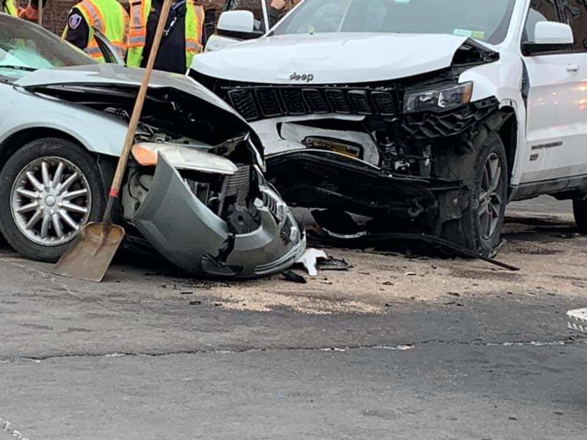 Officials respond to a motor vehicle accident on West 1st News