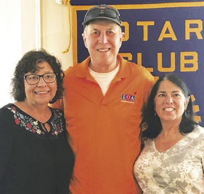 Recently retired local pastor and long-time Rotarian pays a visit