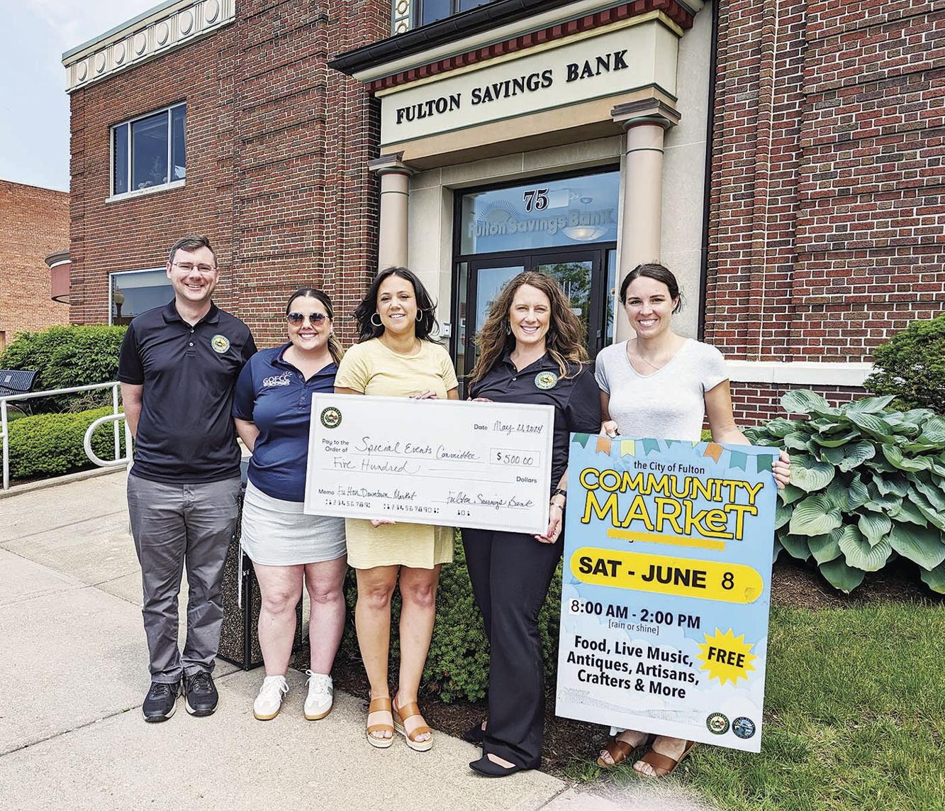 Fulton Savings Bank sponsoring Community Market at the Downtown Markets