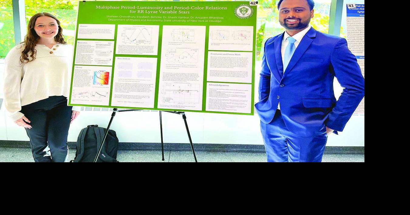 SUNY Oswego student research probes the universe’s biggest questions