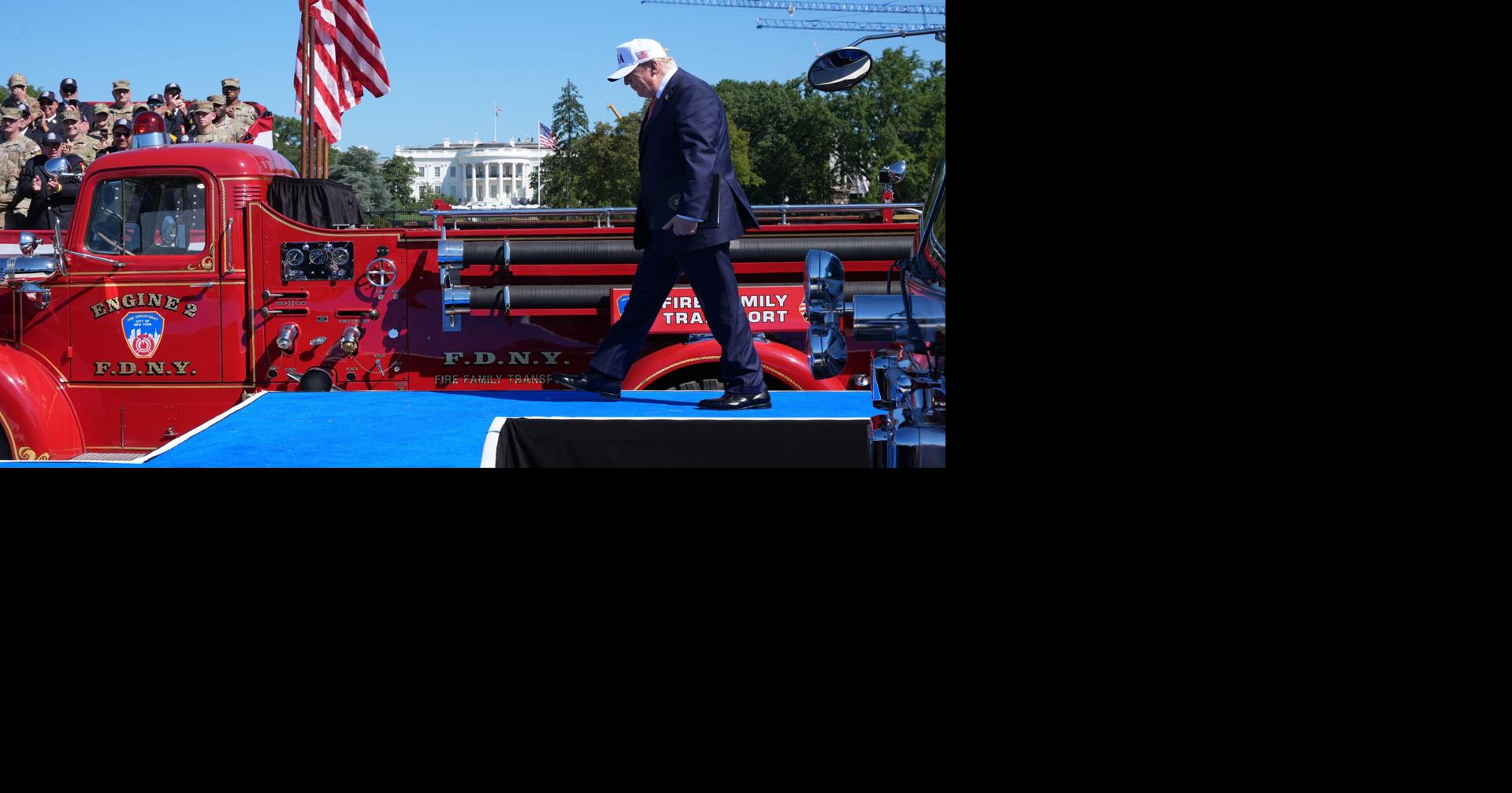 Trump honors 9/11 victims at the Ellipse, pledging to 'never forget'