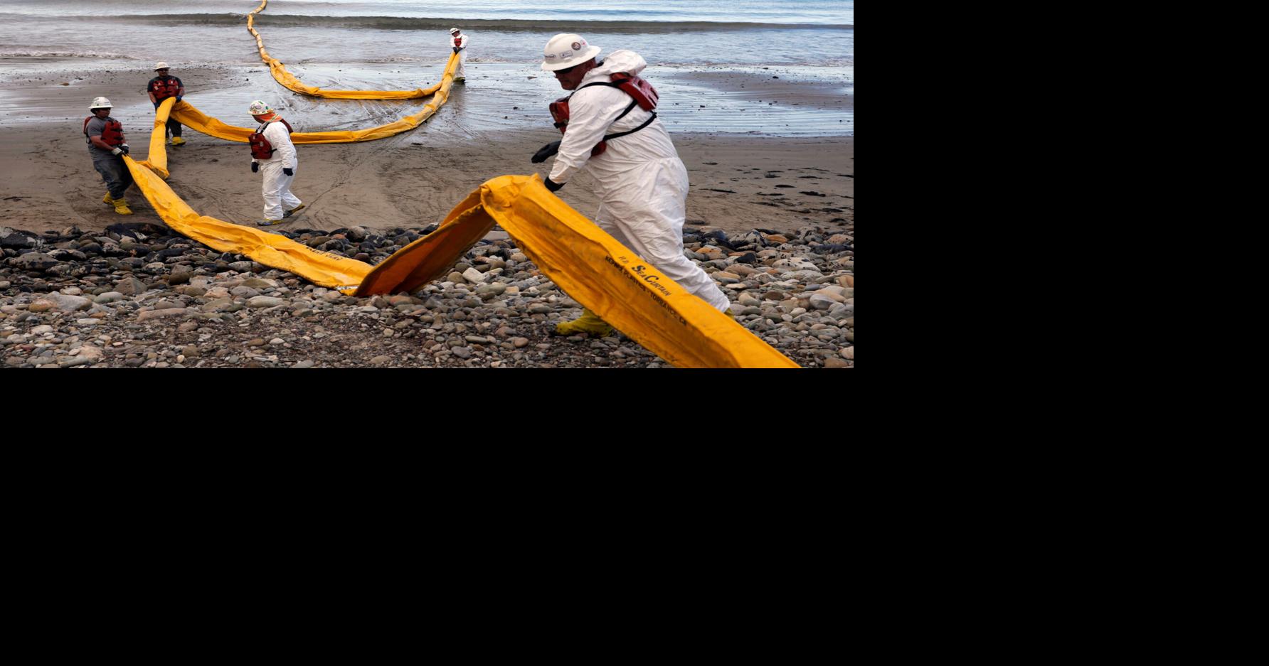 California sues the Trump administration over plans to restart oil pipelines along the coast