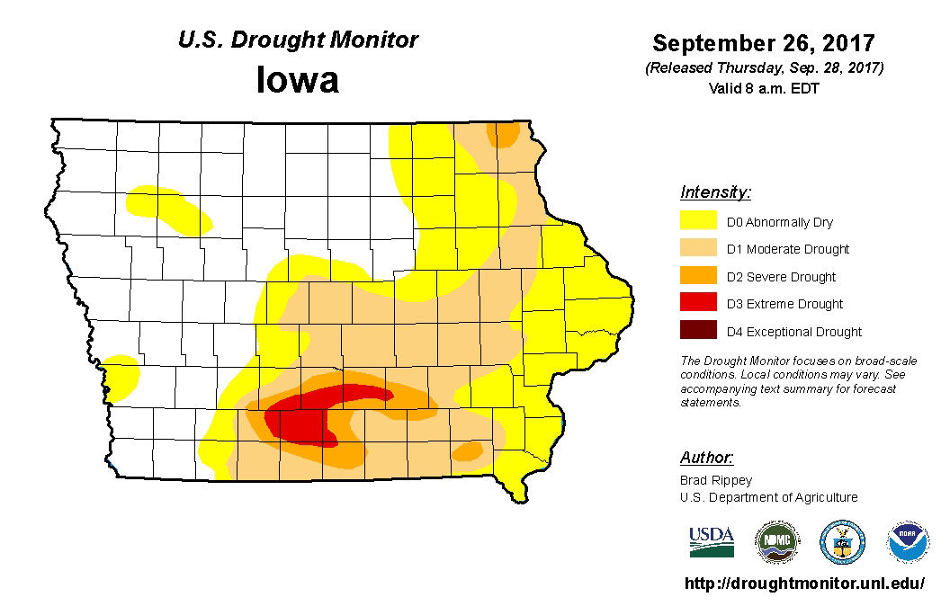 Major changes in Iowa drought update | News | ottumwacourier.com