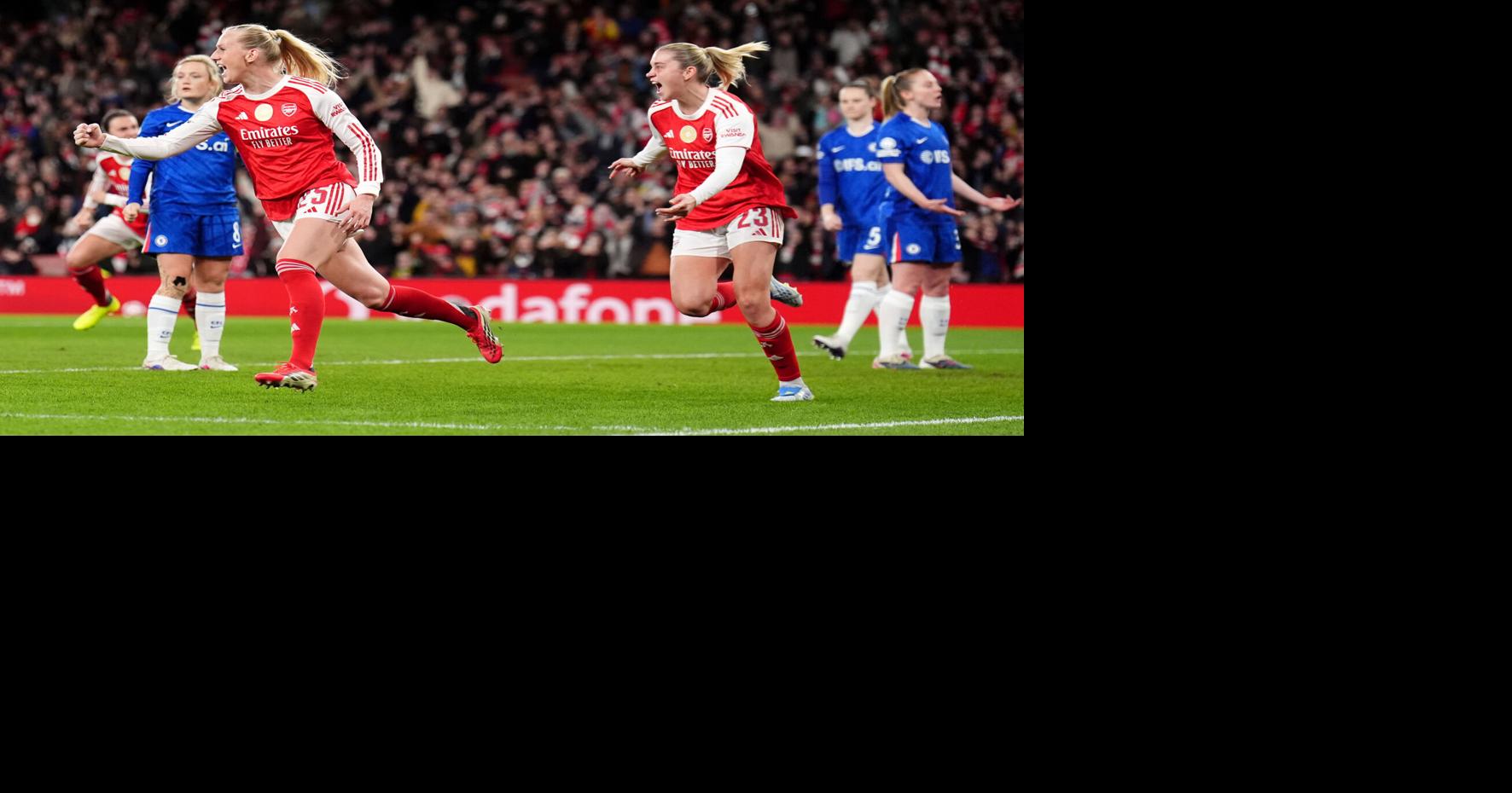 Barcelona routs Real Madrid 6-2 in quarterfinals of Women's Champions League, Bayern beats United