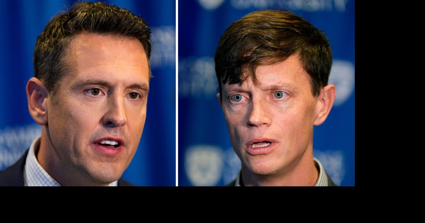 Sand, Lahn trade attacks on residency, family at first Iowa gubernatorial debate