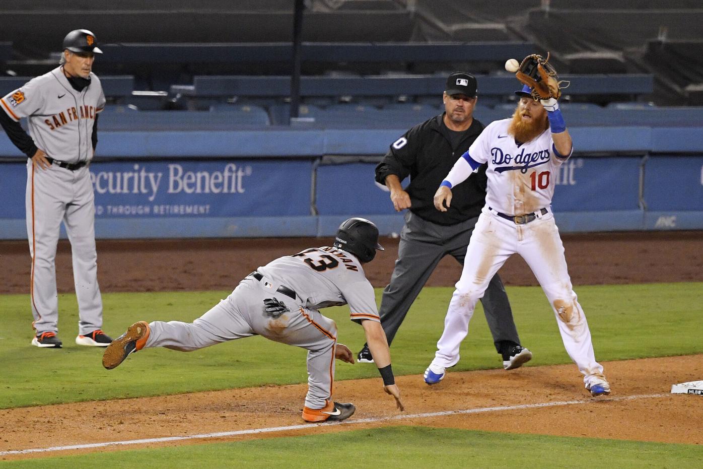 Giants Dodgers Baseball