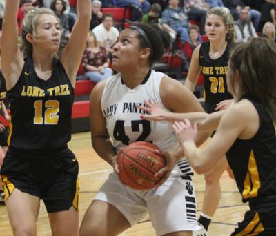 Girls Basketball Panthers Pound Lone Tree Improve To 6 0