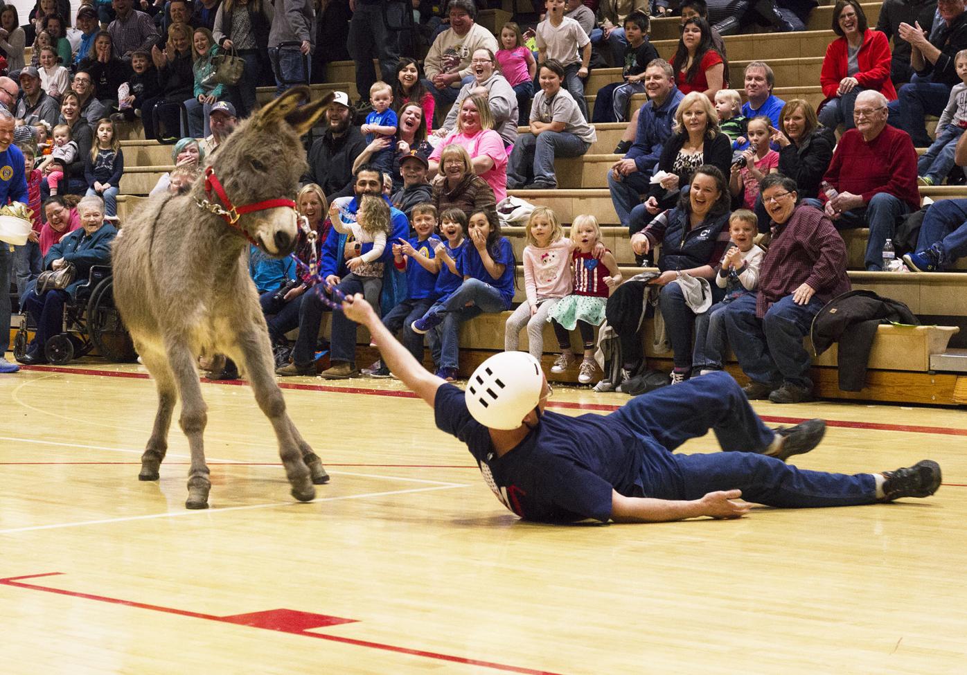 Donkey basketball returns to help Seton News