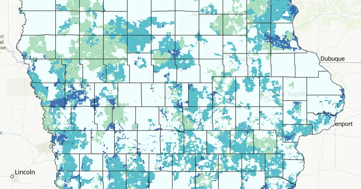 Iowa Distribution Line Map Iowa broadband expansion brings accuracy, affordability questions ...
