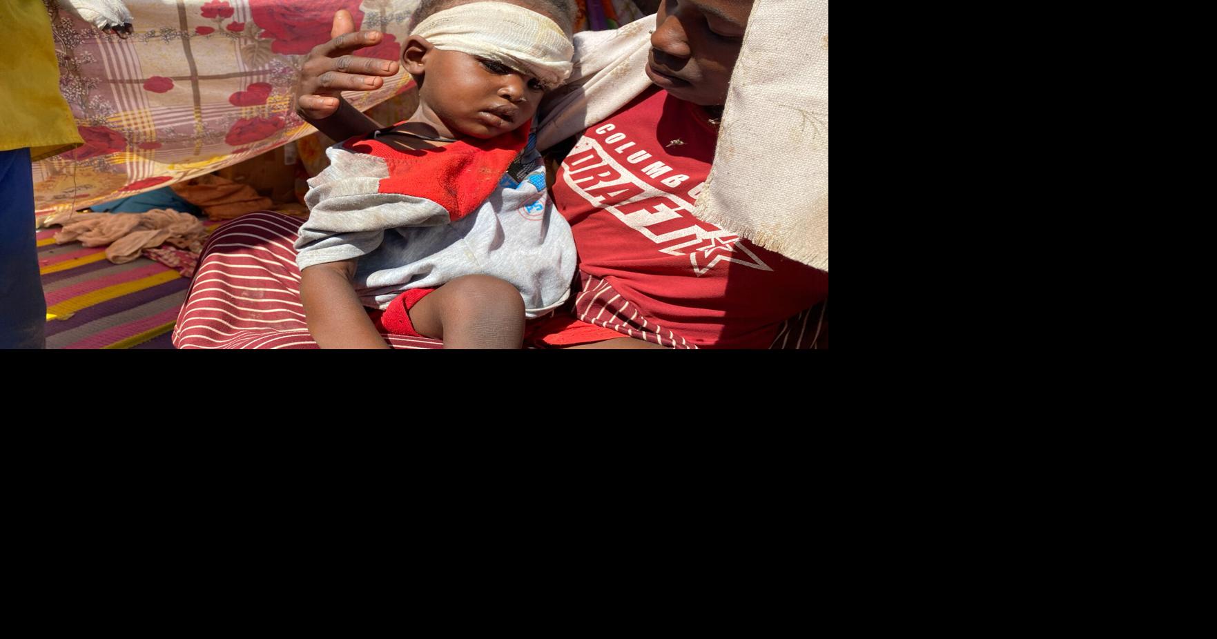 Hundreds of children separated from families while fleeing violence in Sudan's west Darfur