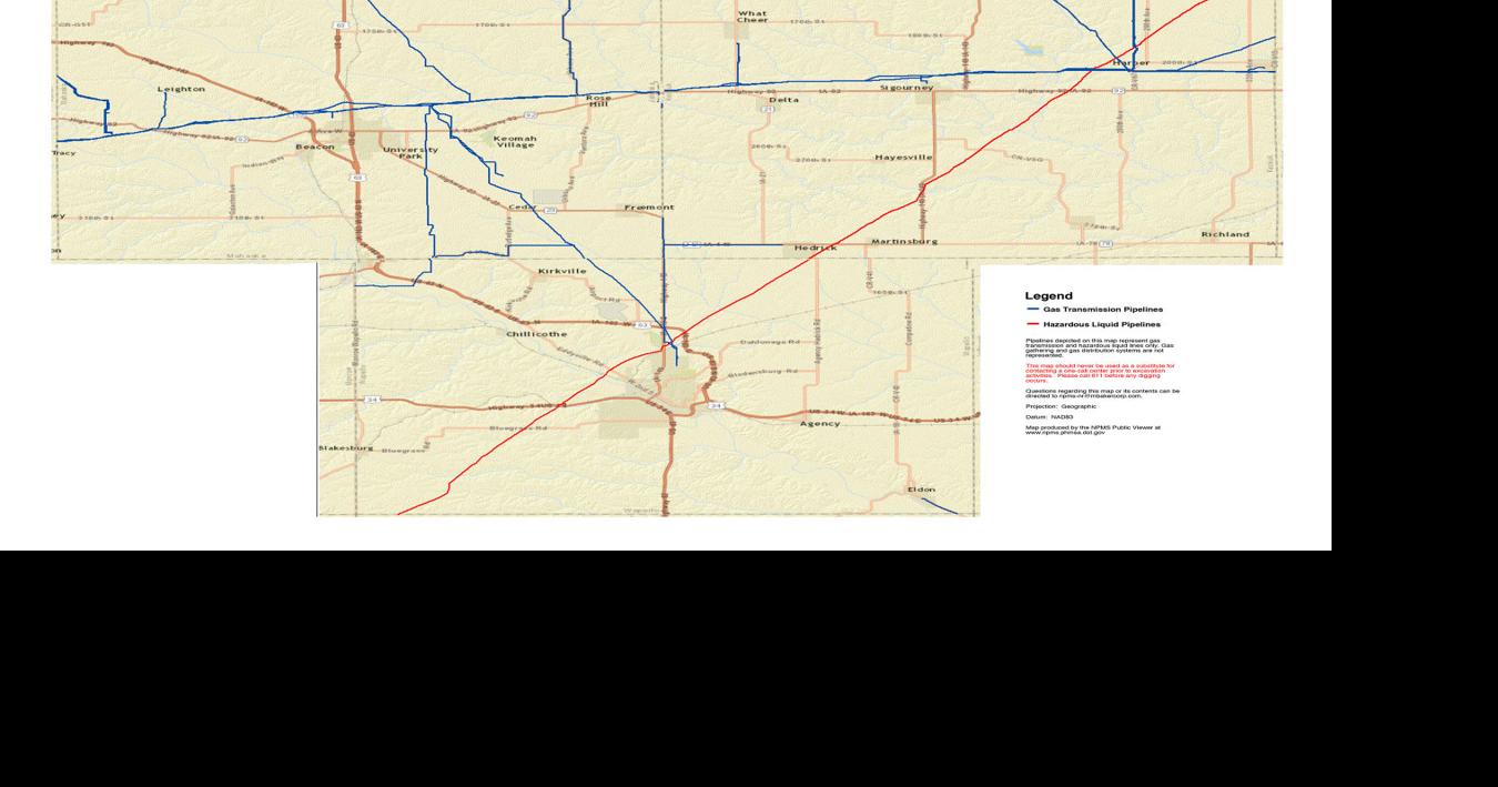 Multiple pipelines cross southeast Iowa | Local News | ottumwacourier.com