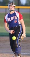 Prep softball: Pence no-hits Osky in Albia's five-inning win