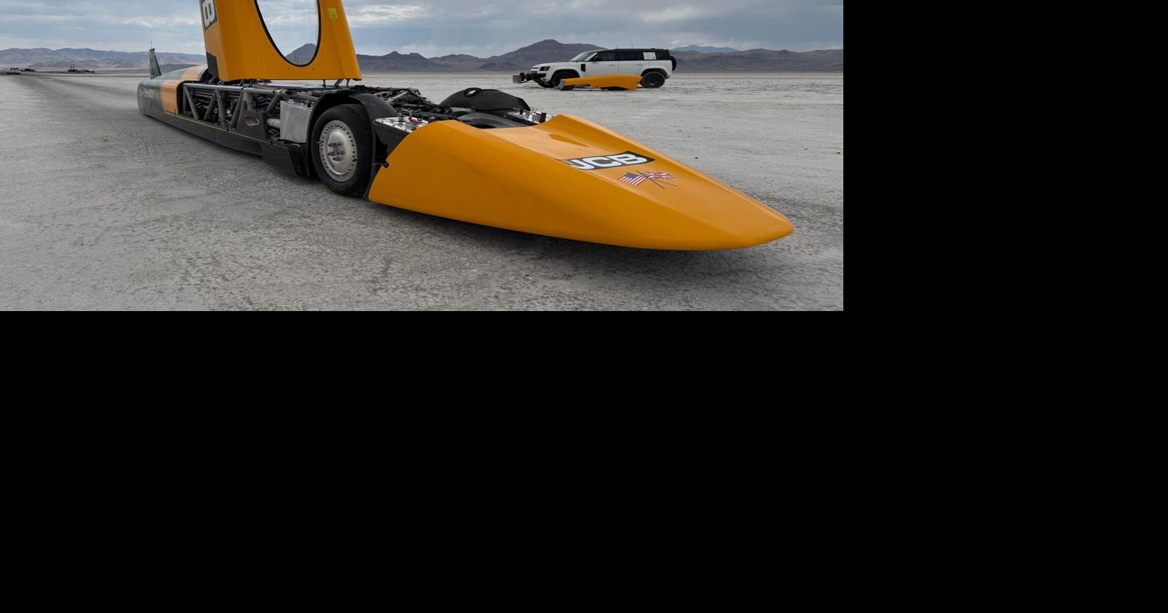Britain's Andy Green sets another speed record, this time in a hydrogen-powered car