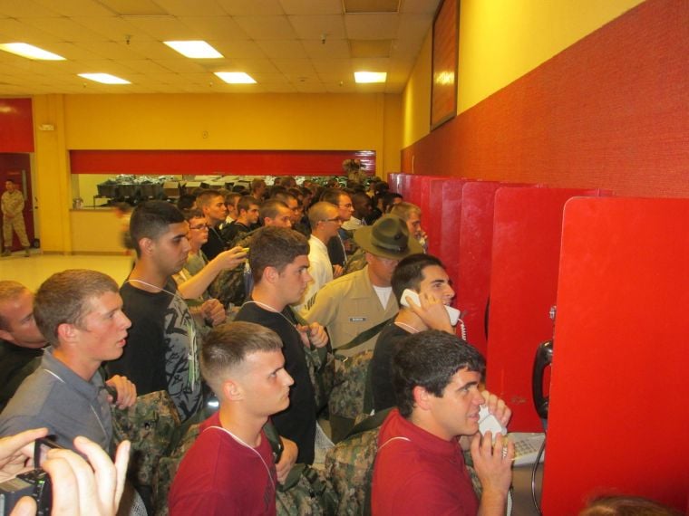 Marine Boot Camp A recruit's first steps Local News