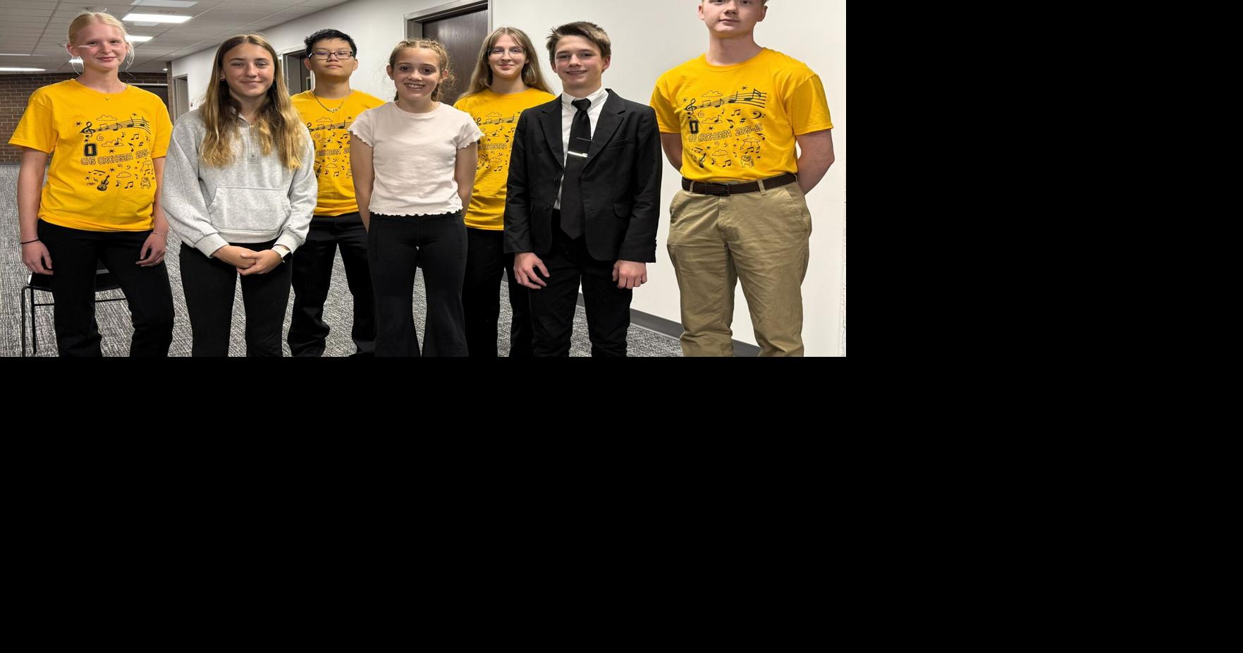 Seven Ottumwa students named to Iowa string honor orchestra