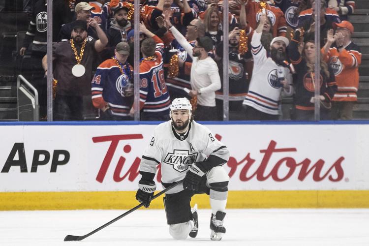 Hyman gets 1st playoff hat trick, McDavid has 5 assists as Oilers beat ...