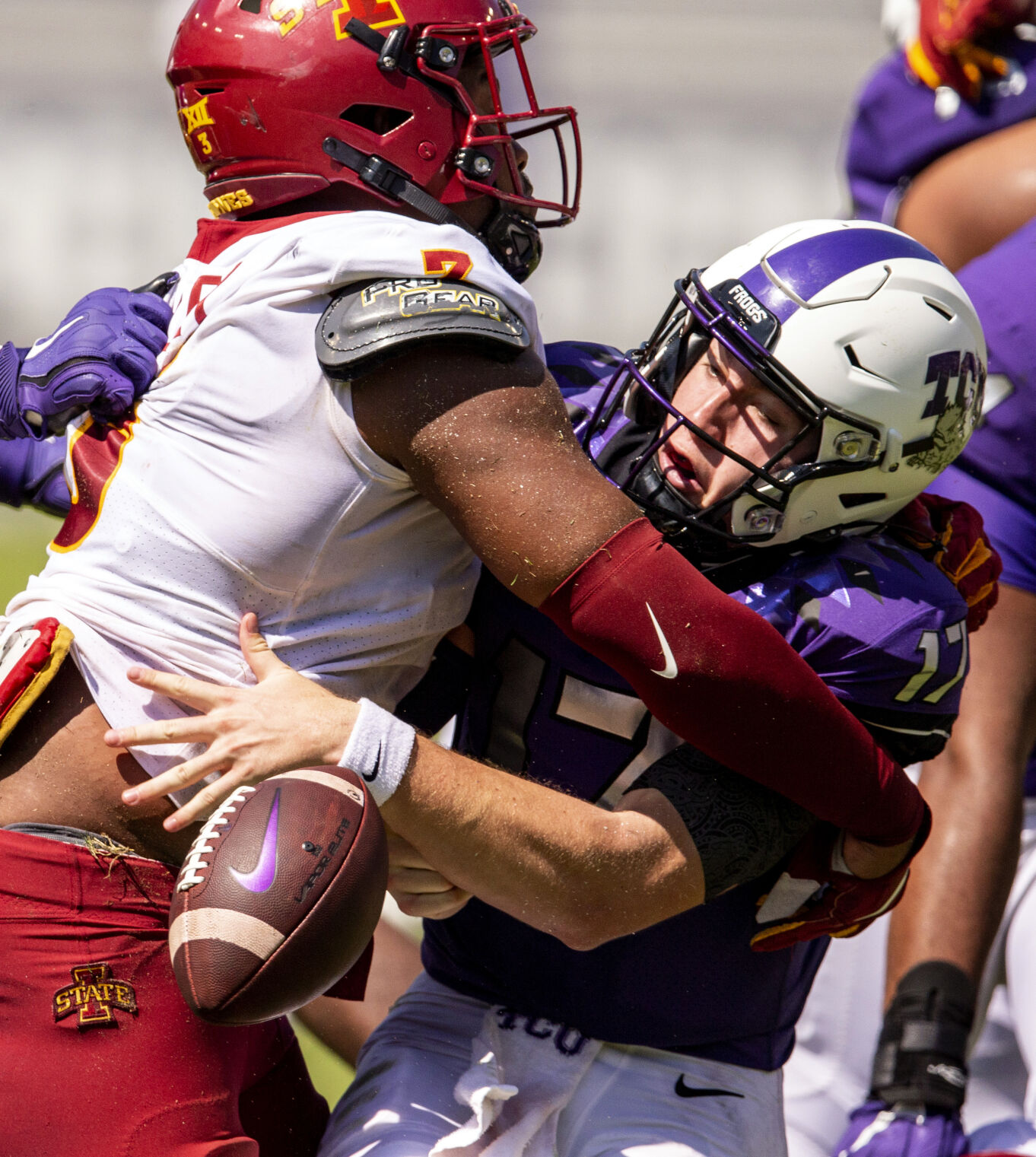 APTOPIX Iowa St TCU Football