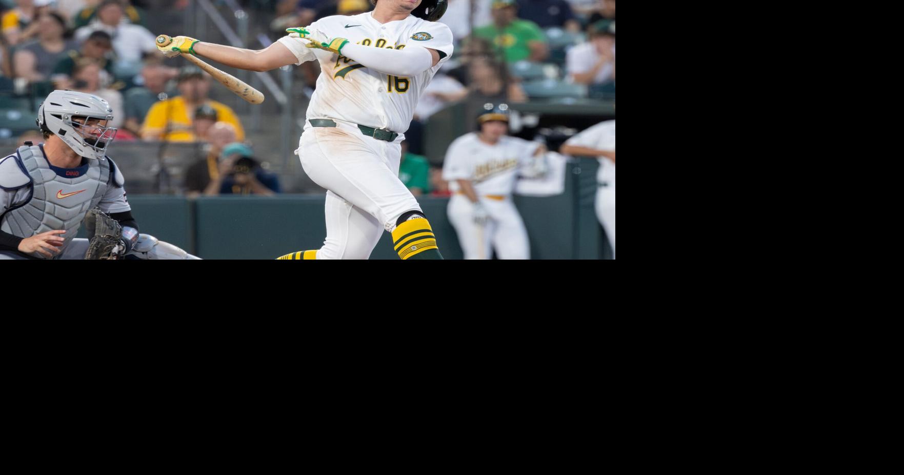 A's slugger Nick Kurtz will see a specialist about his injured right thumb