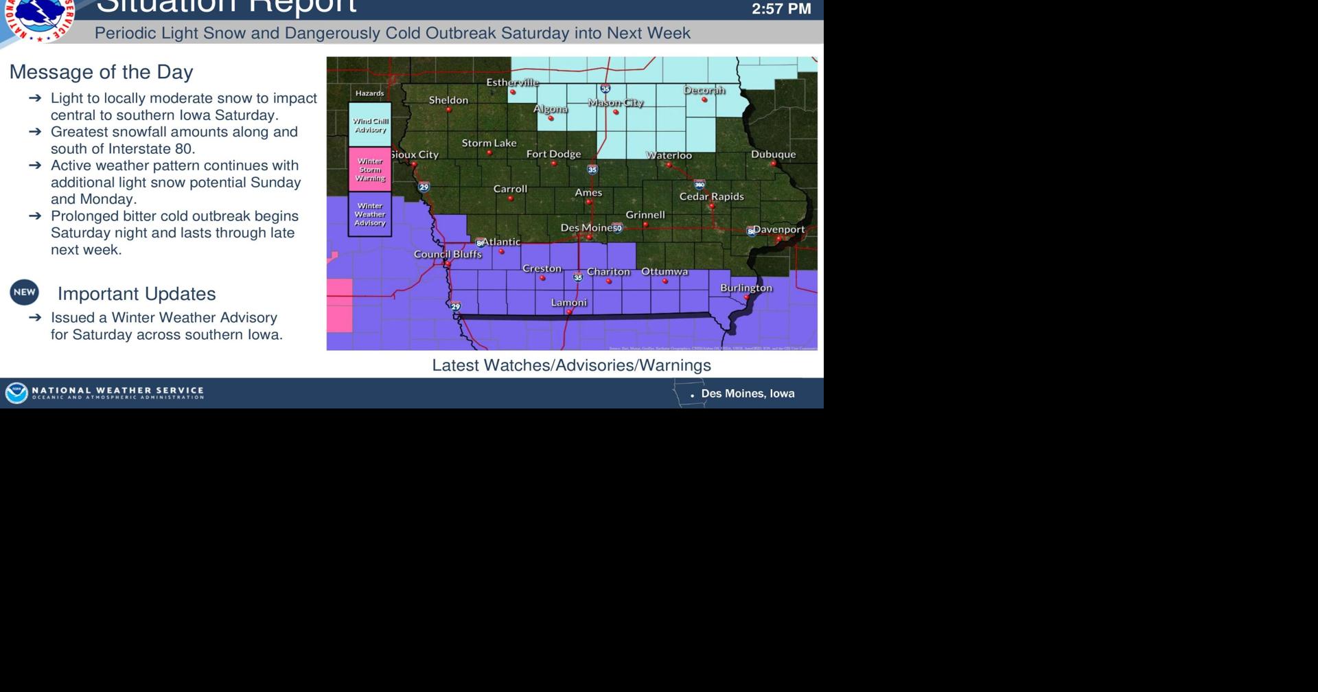 More snow, bitter cold on the way | News | ottumwacourier.com