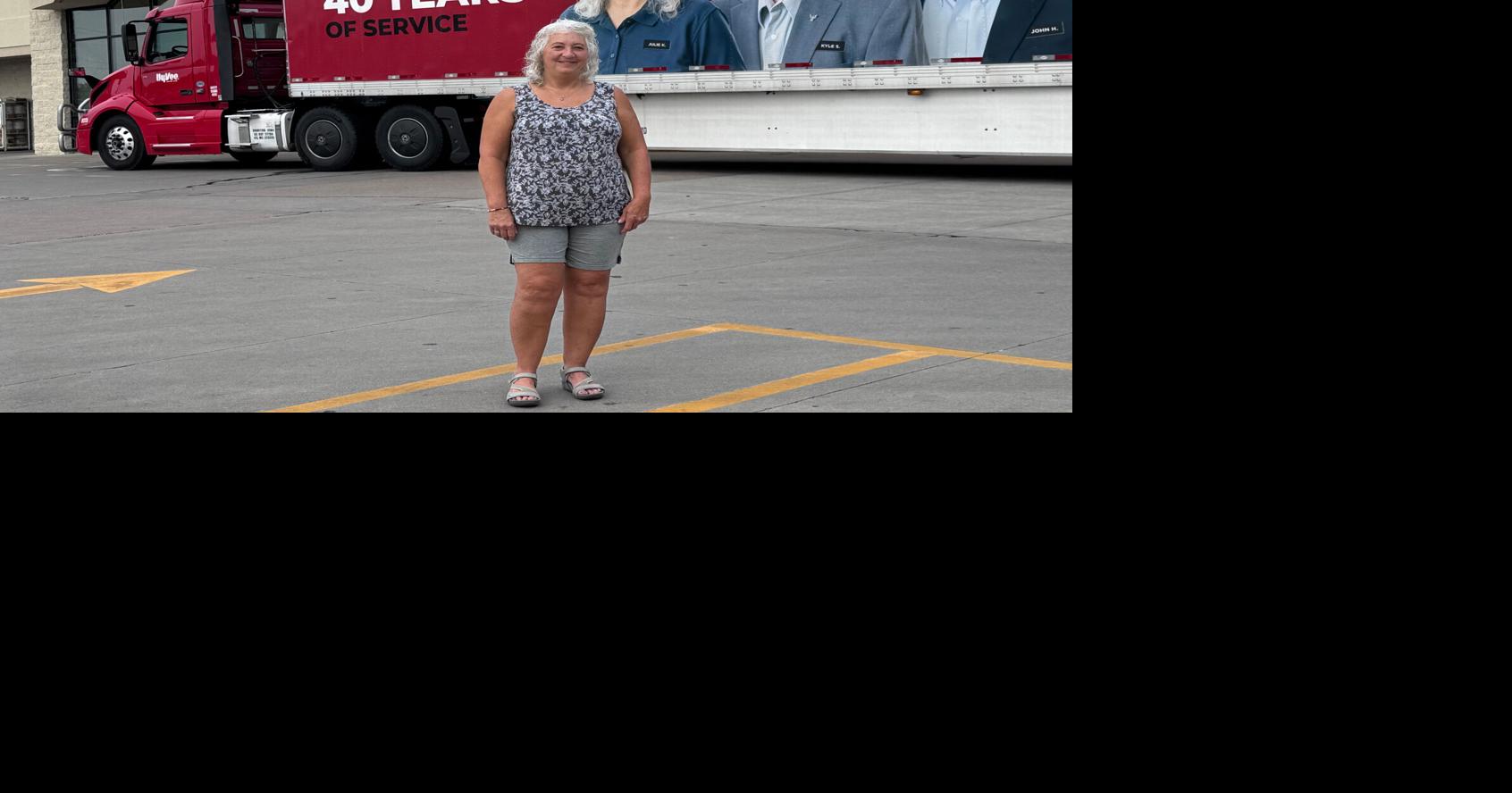 Ottumwa Hy-Vee employee honored on company truck