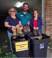Morning Kiwanis make donation to Soles for Souls