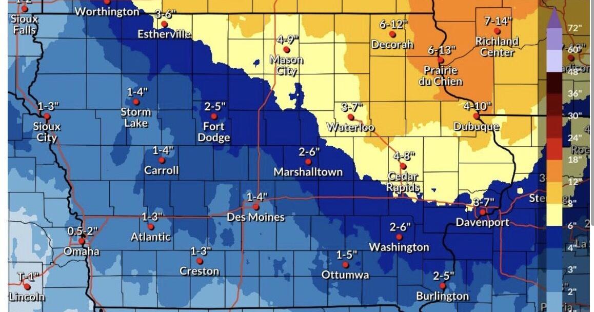 Blizzard warning in effect for southcentral Iowa today