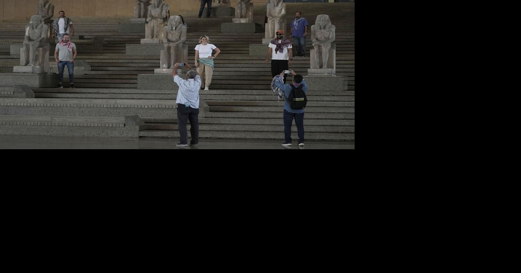 With pharaoh-like fanfare, Egypt unveils a huge new museum dedicated to its...