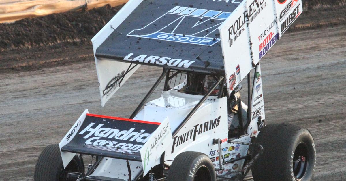 Tom Carlson Racing Auto racing: Larson picks up Thursday night Knoxville win | Sports ...
