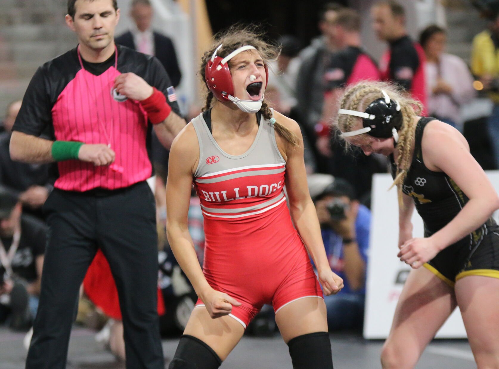 Girls wrestling: Luedtke makes history - BVM Sports