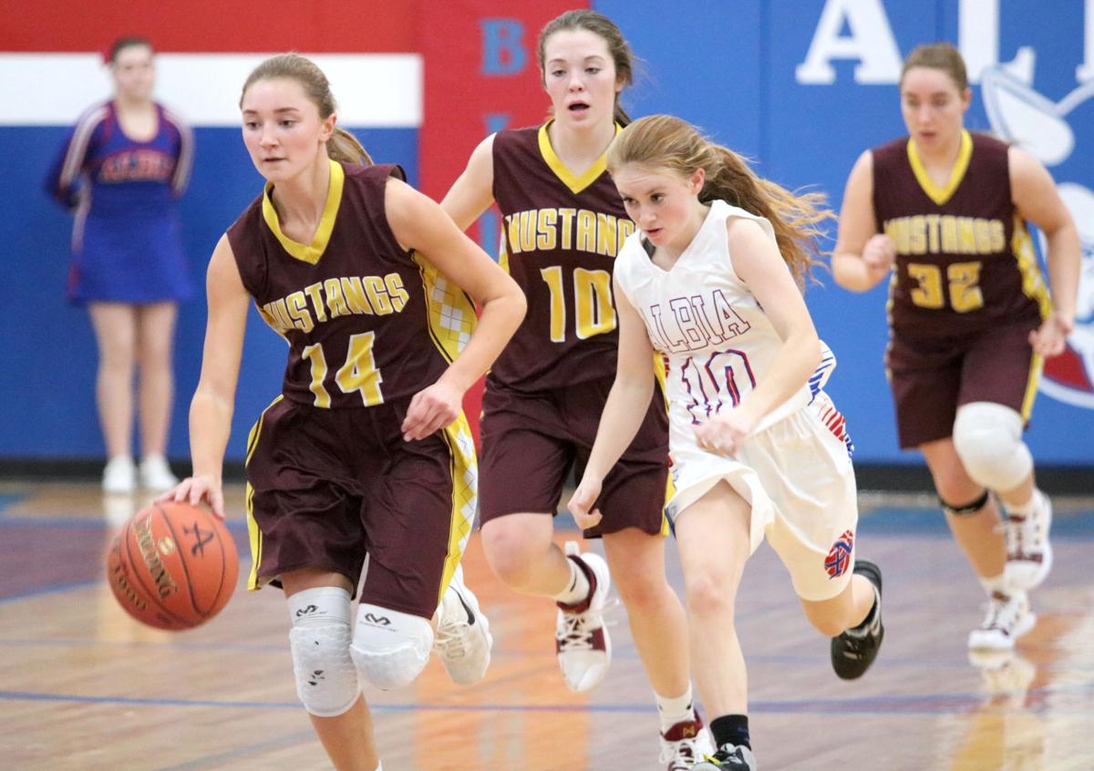 Girls Basketball Guard Play Sparks Mustangs Over Lady Dees