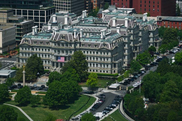 Trump's plan to paint the Eisenhower office building could cost at least $7.5M, the White House says