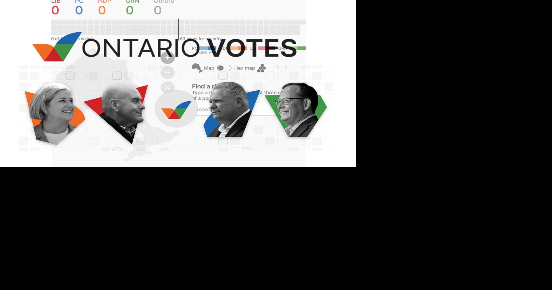 LIVE MAP Ontario election results