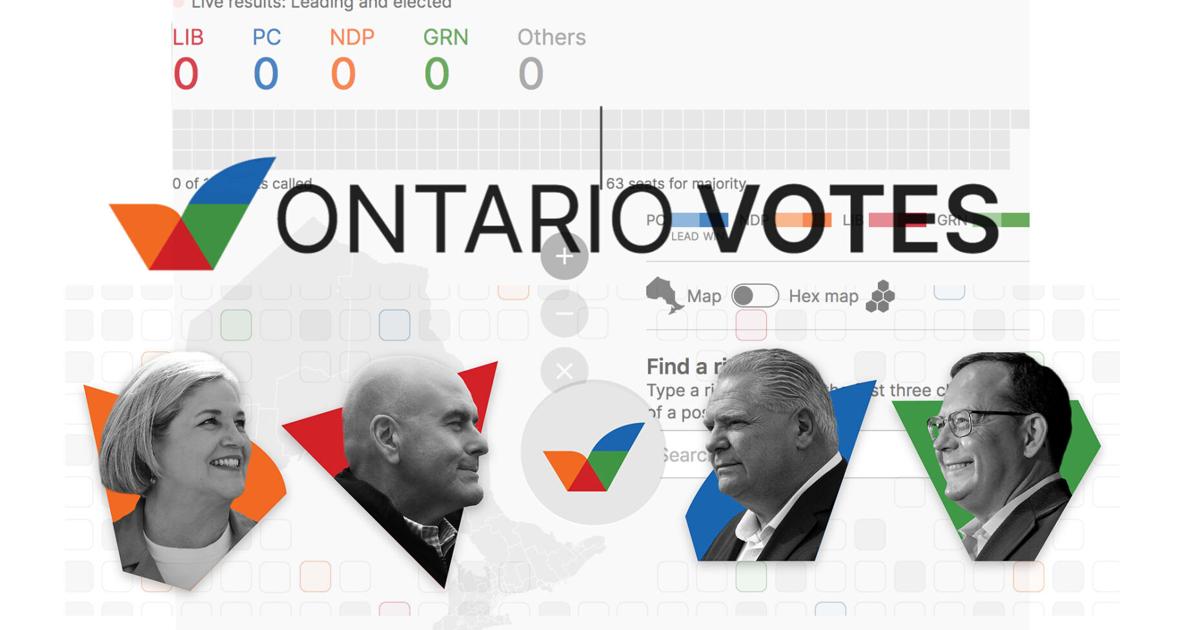 LIVE MAP Ontario election results