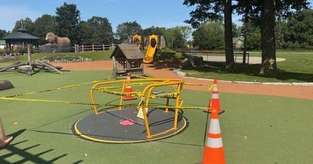 Child injured at Uxbridge playground