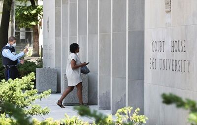 Ontario courts reopen with Plexiglas barriers and a backlog of tens