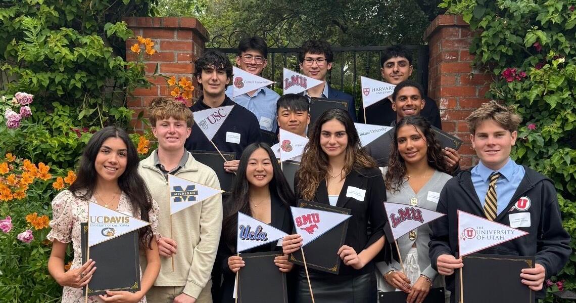 La Cañada Thursday Club Honors 13 High School Seniors | La Cañada ...