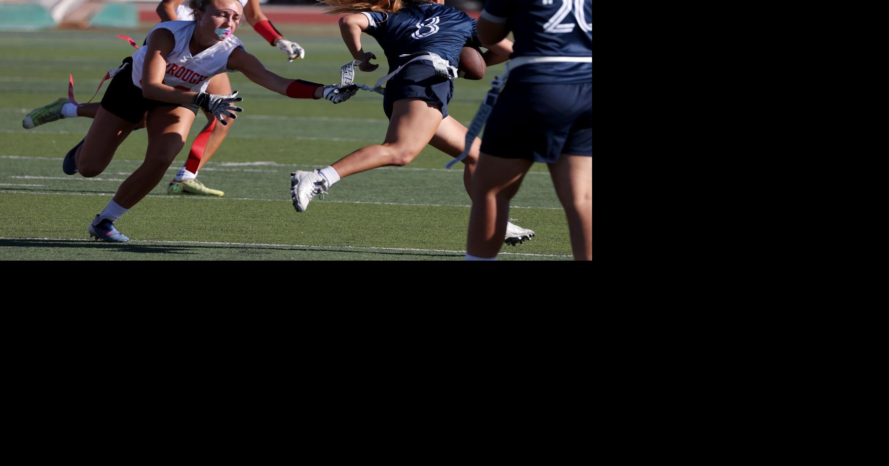 Girls' Flag Football: Late Score Sinks Burroughs in League Opener