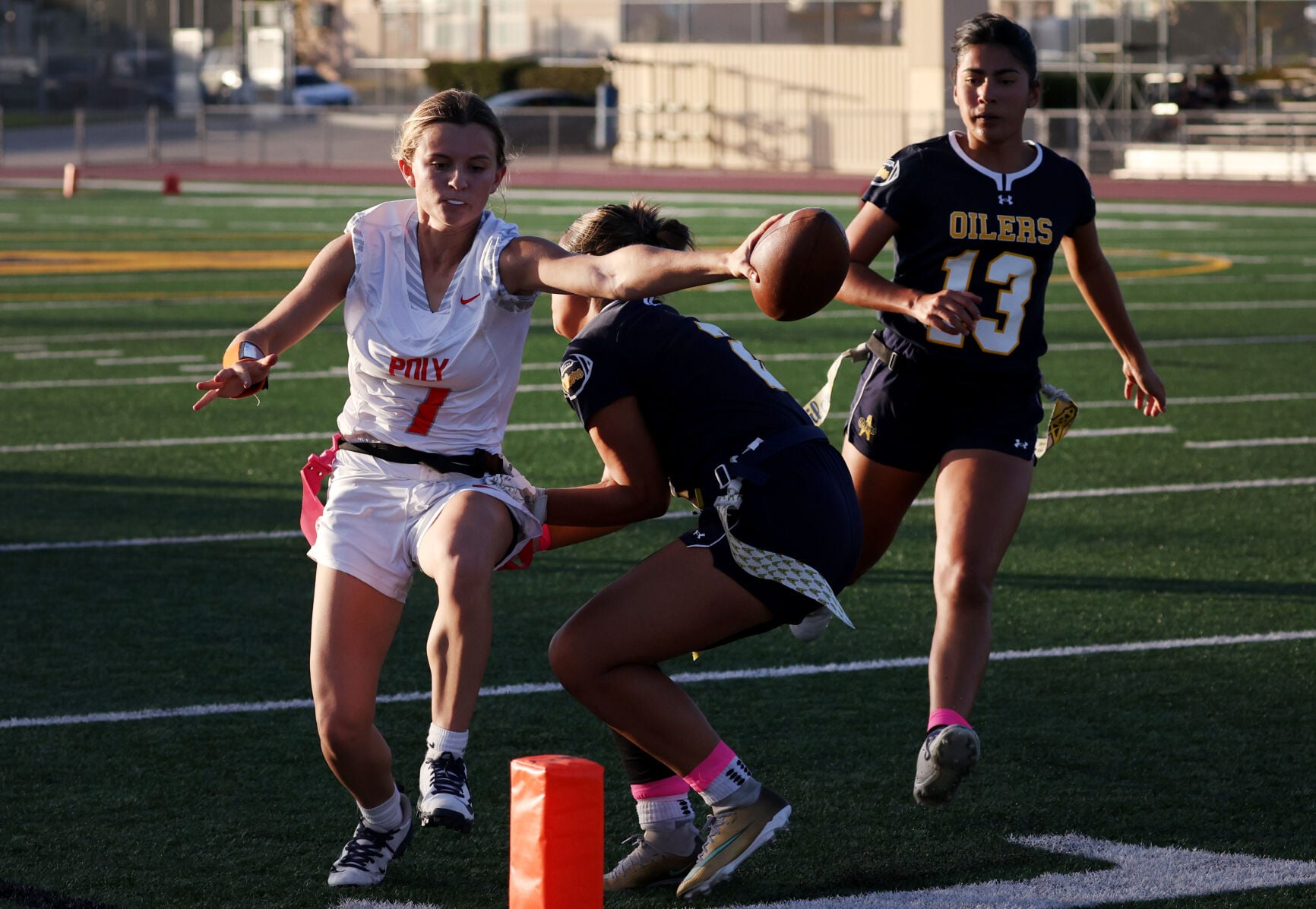 Girls’ Flag Football: Poly's Inaugural Season Ends in Second Round of ...