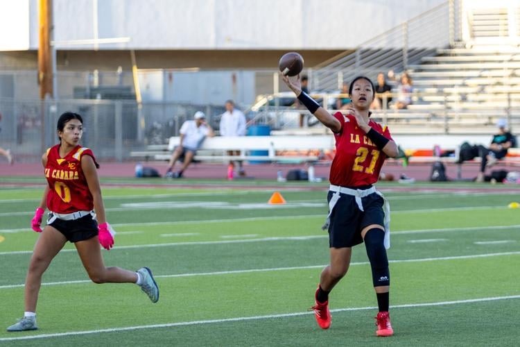 Girls' Flag Football: Westridge, La Cañada Battle in League Matchup ...