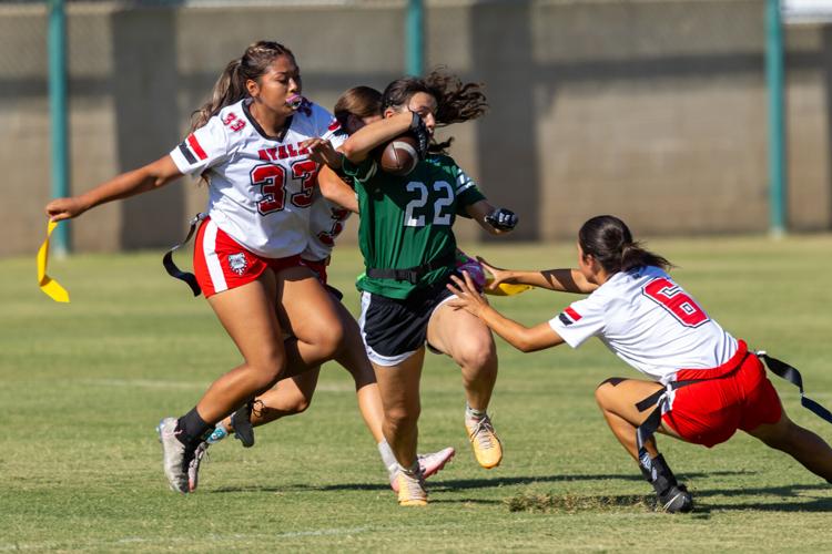 Girls' Flag Football: Westridge, La Cañada Battle in League Matchup ...