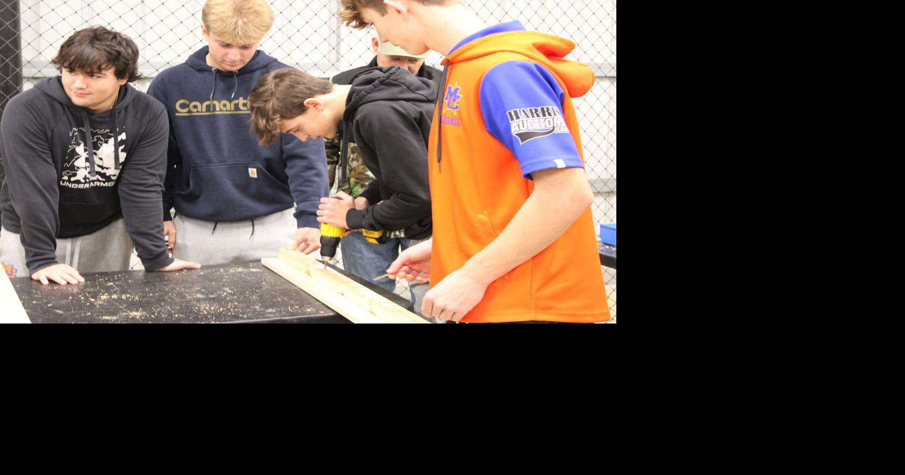 Preston Cope Foundation hosts bed building with MCHS baseball team