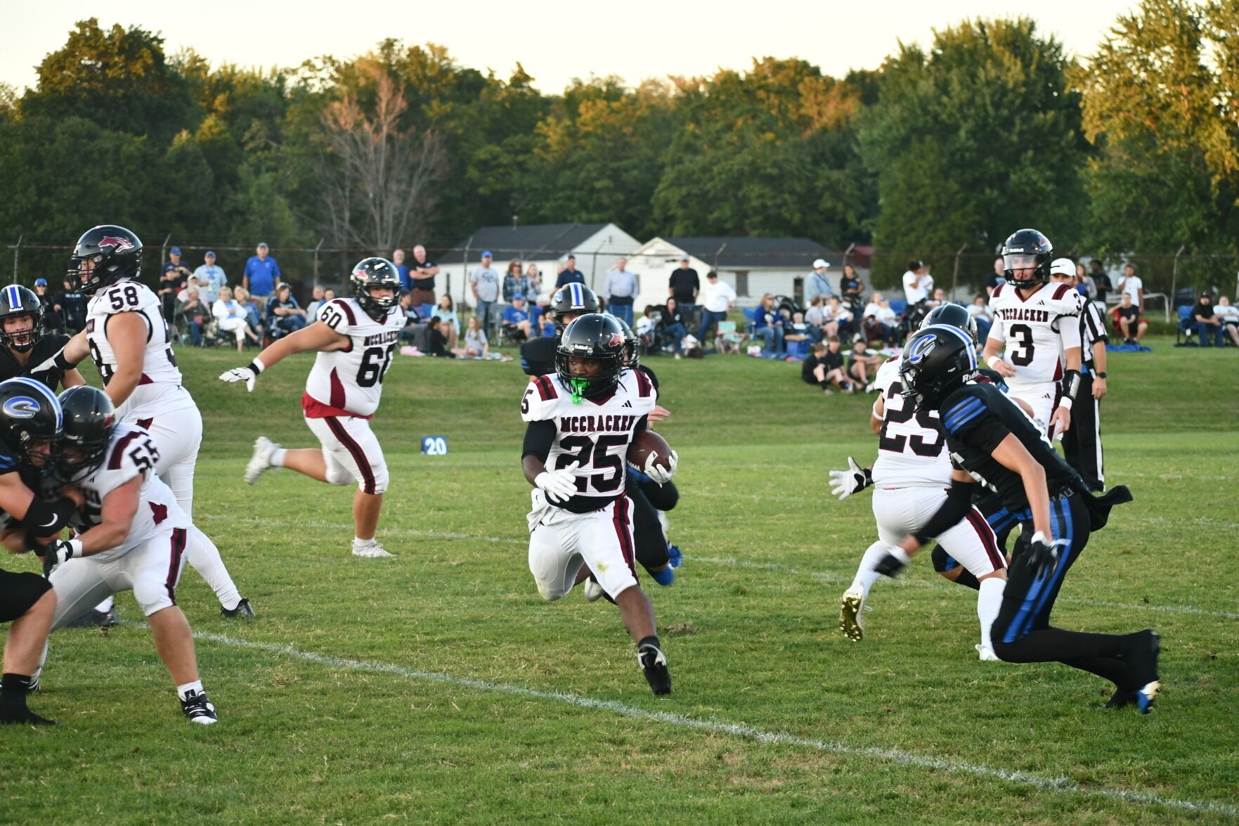 Mustangs rally for 44-22 win over Crittenden County Rockets